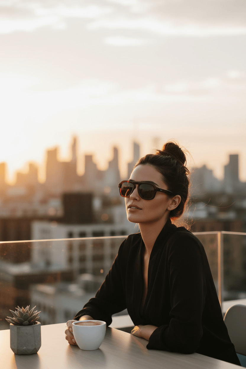 Hustler Sun Sunglasses | Lowercase – Aviator Italian Acetate, Sunglasses, $ 400.00, A Moment Of Now™