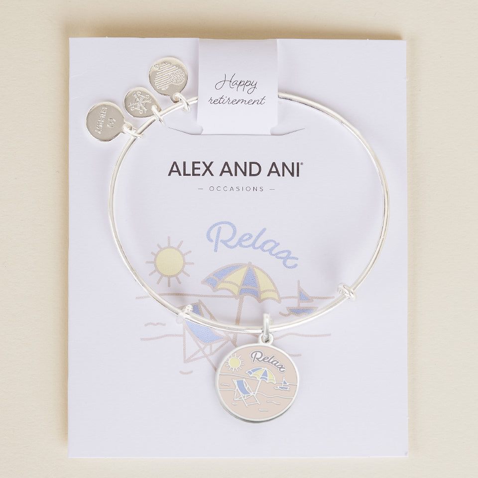 'Happy Retirement' Charm Bangle, Bracelets, $ 28.00, A Moment Of Now™