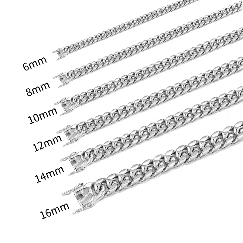 Silver La Havana Cuban Link Necklace, Necklaces, $ 36.00, A Moment Of Now™