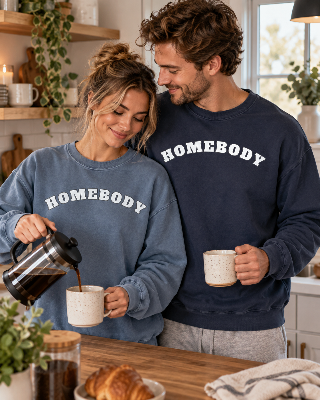 Homebody cozy garment-dyed sweatshirt product photo 6