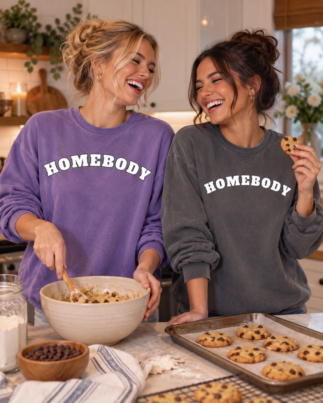 Homebody cozy garment-dyed sweatshirt product photo 5
