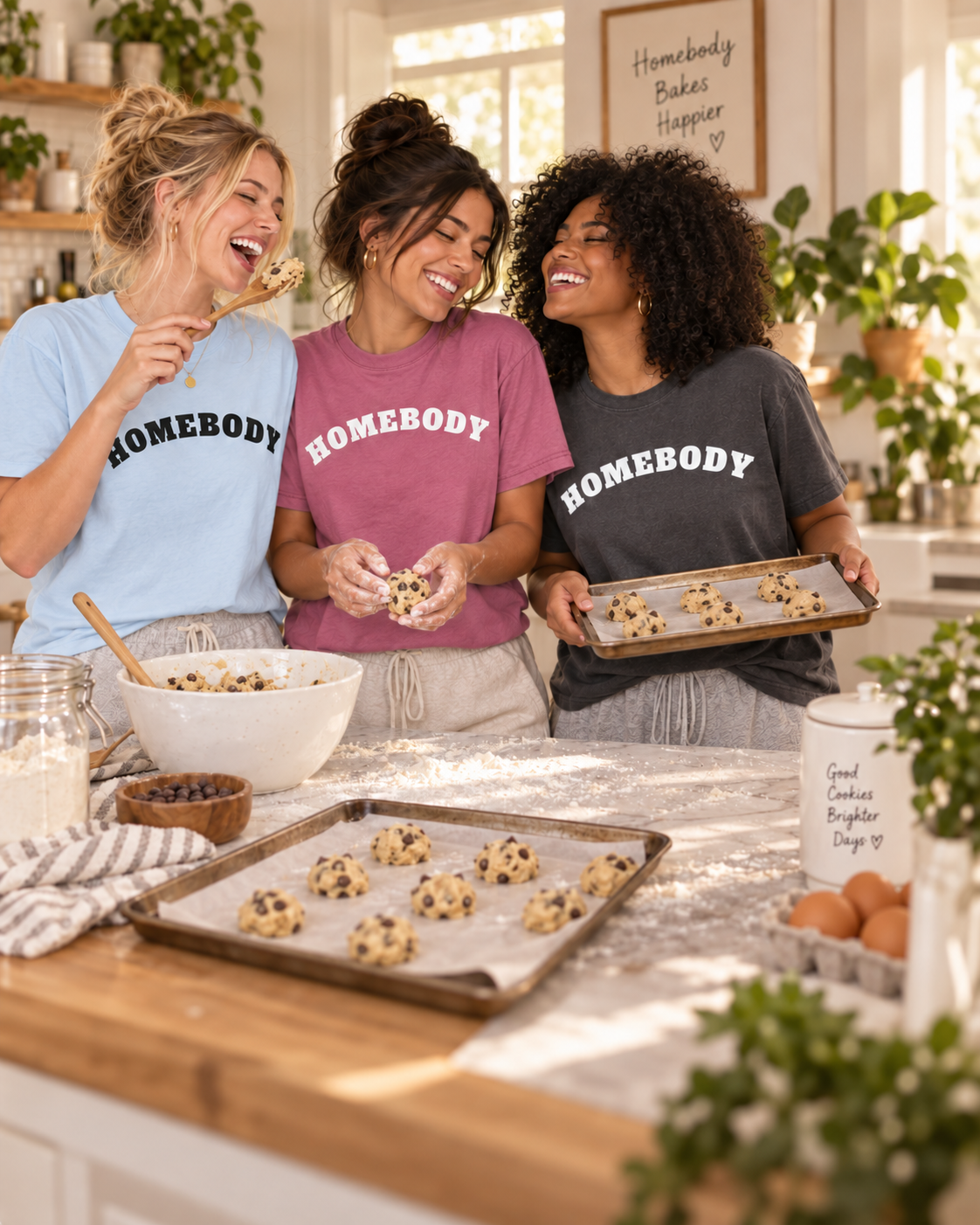 Homebody T-Shirt — Comfort Colors® Graphic Tee, Cozy Loungewear Shirt