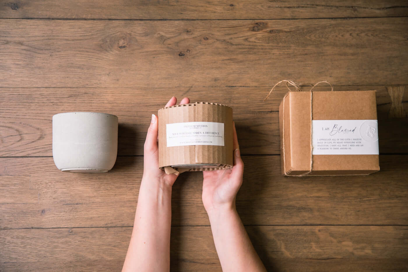 I AM Thankful 22 oz Concrete Candle - Fall Scented Comfort, , $ 42.00, A Moment Of Now™