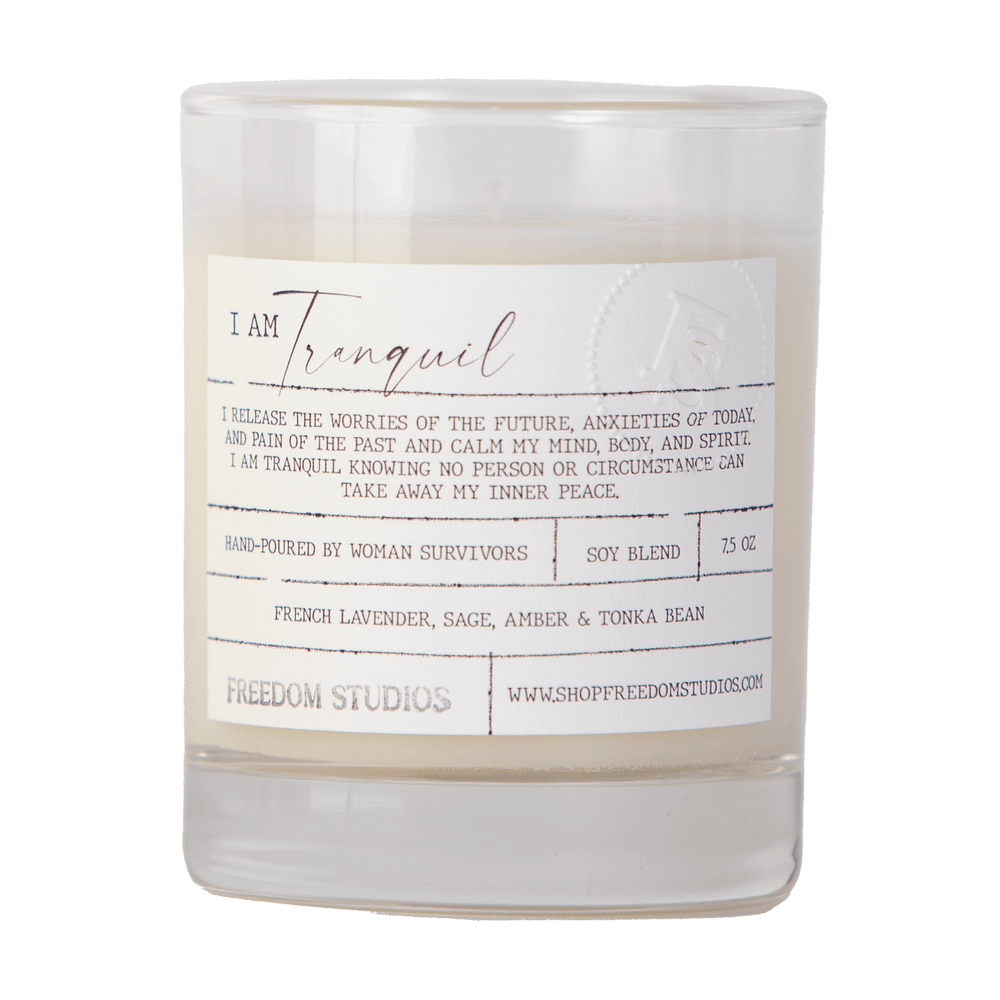 I AM Tranquil 7.5 oz Candle - Peaceful Aromatherapy, , $ 20.00, A Moment Of Now™