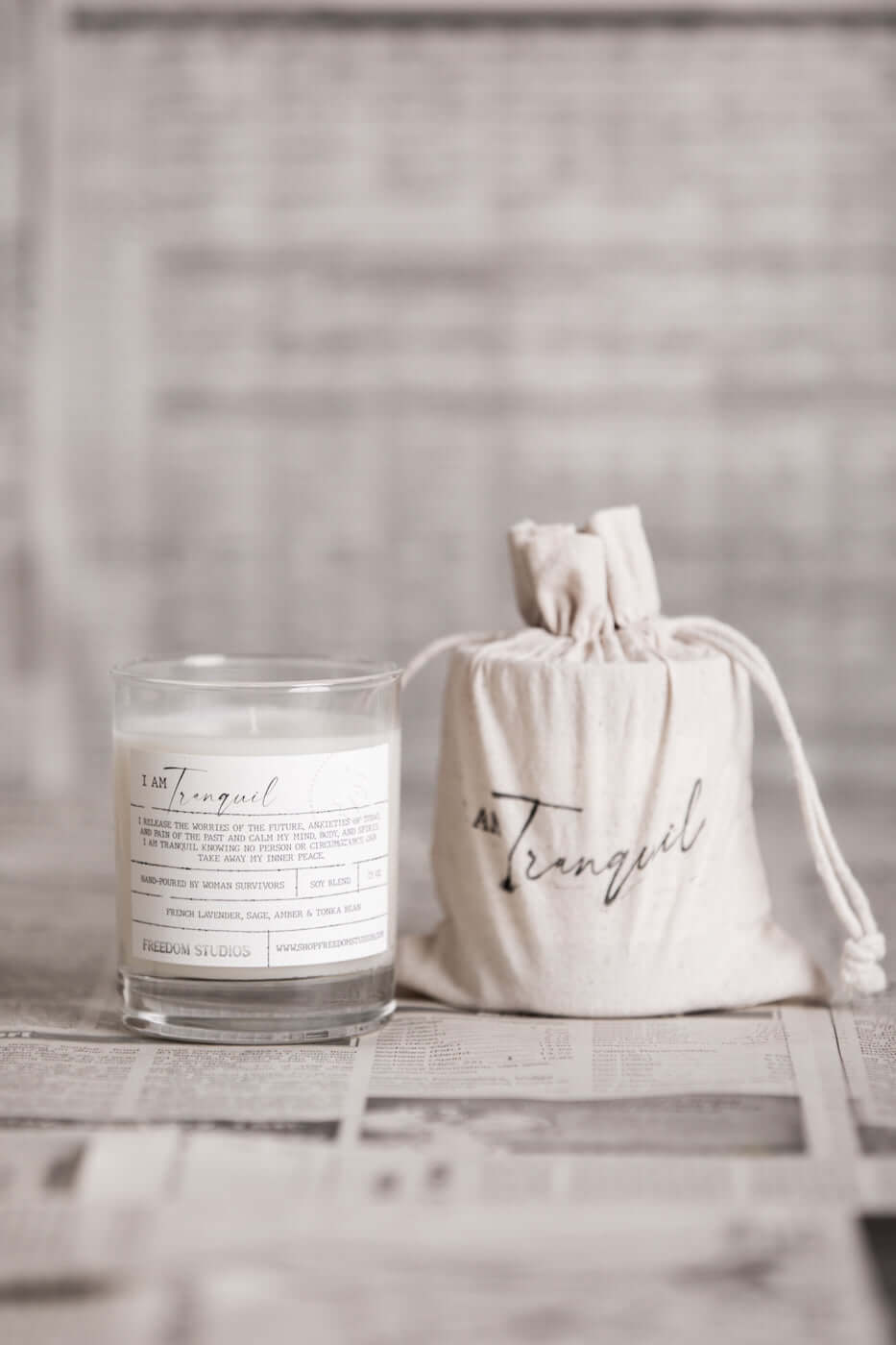 I AM Tranquil 7.5 oz Candle - Peaceful Aromatherapy, , $ 20.00, A Moment Of Now™