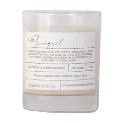 I AM Tranquil 7.5 oz Candle - Peaceful Aromatherapy, , $ 20.00, A Moment Of Now™