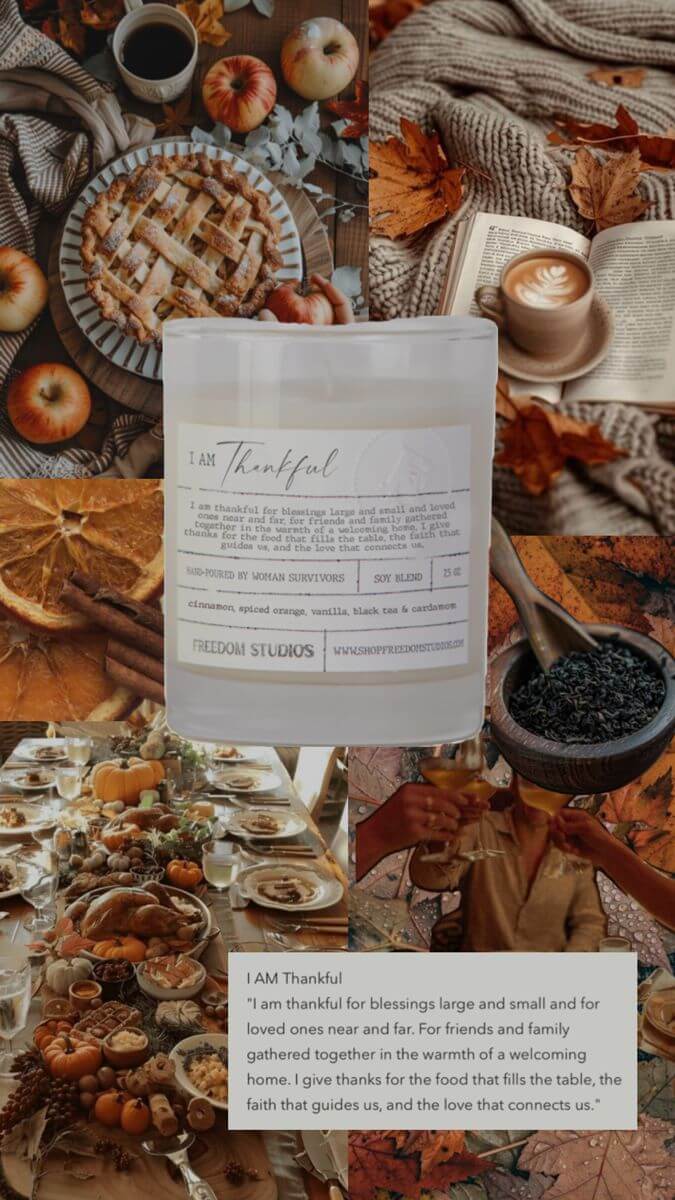 I AM Thankful 7.5 oz Candle