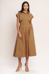 Love You More Woven Midi Dress