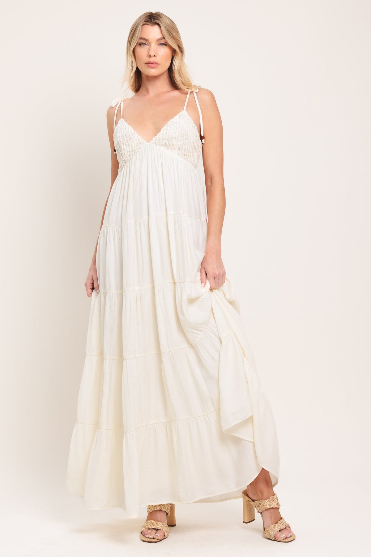 Azure Reverie Woven Maxi Dress, DRESSES, $ 80.00, A Moment Of Now™