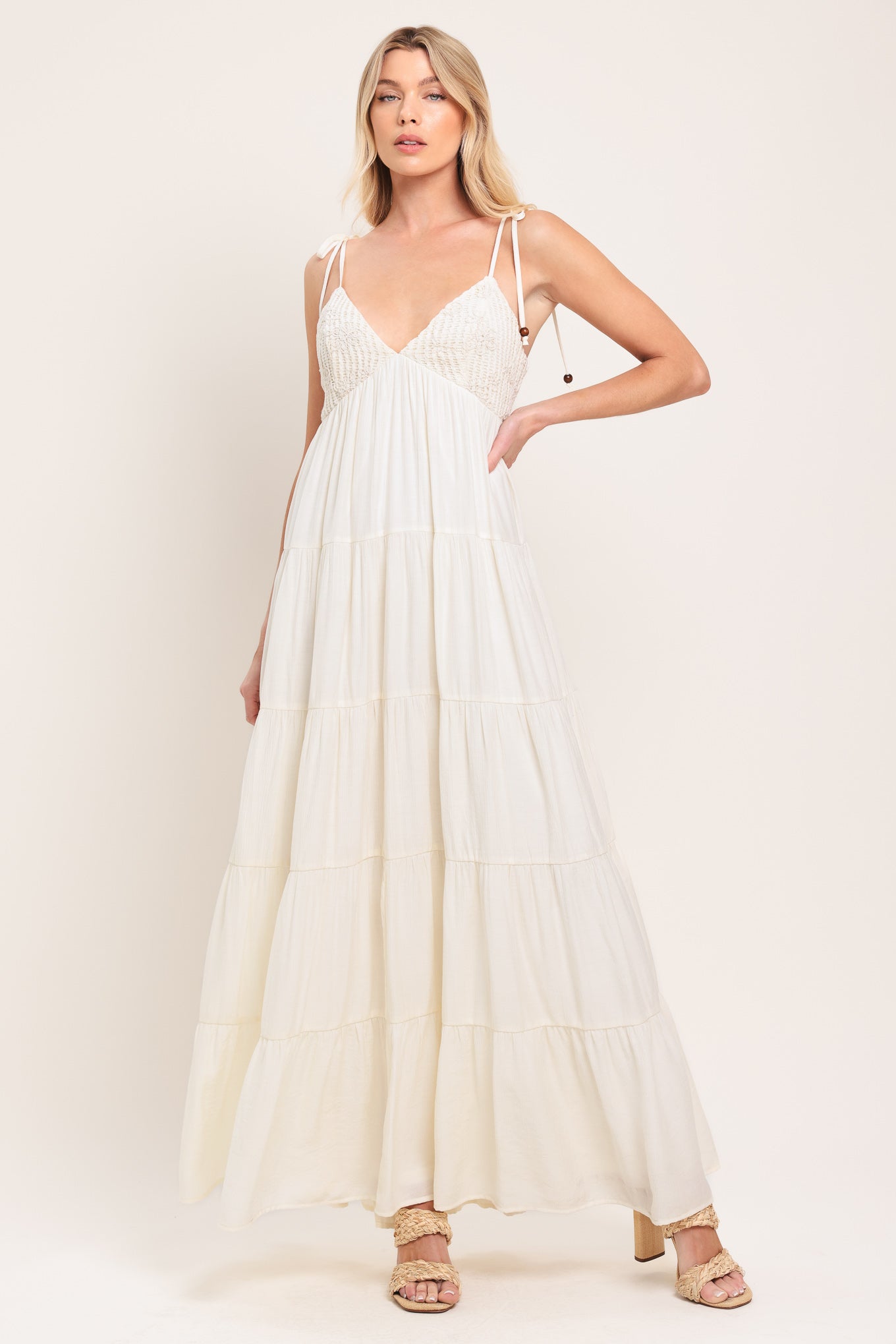 Azure Reverie Woven Maxi Dress, DRESSES, $ 80.00, A Moment Of Now™
