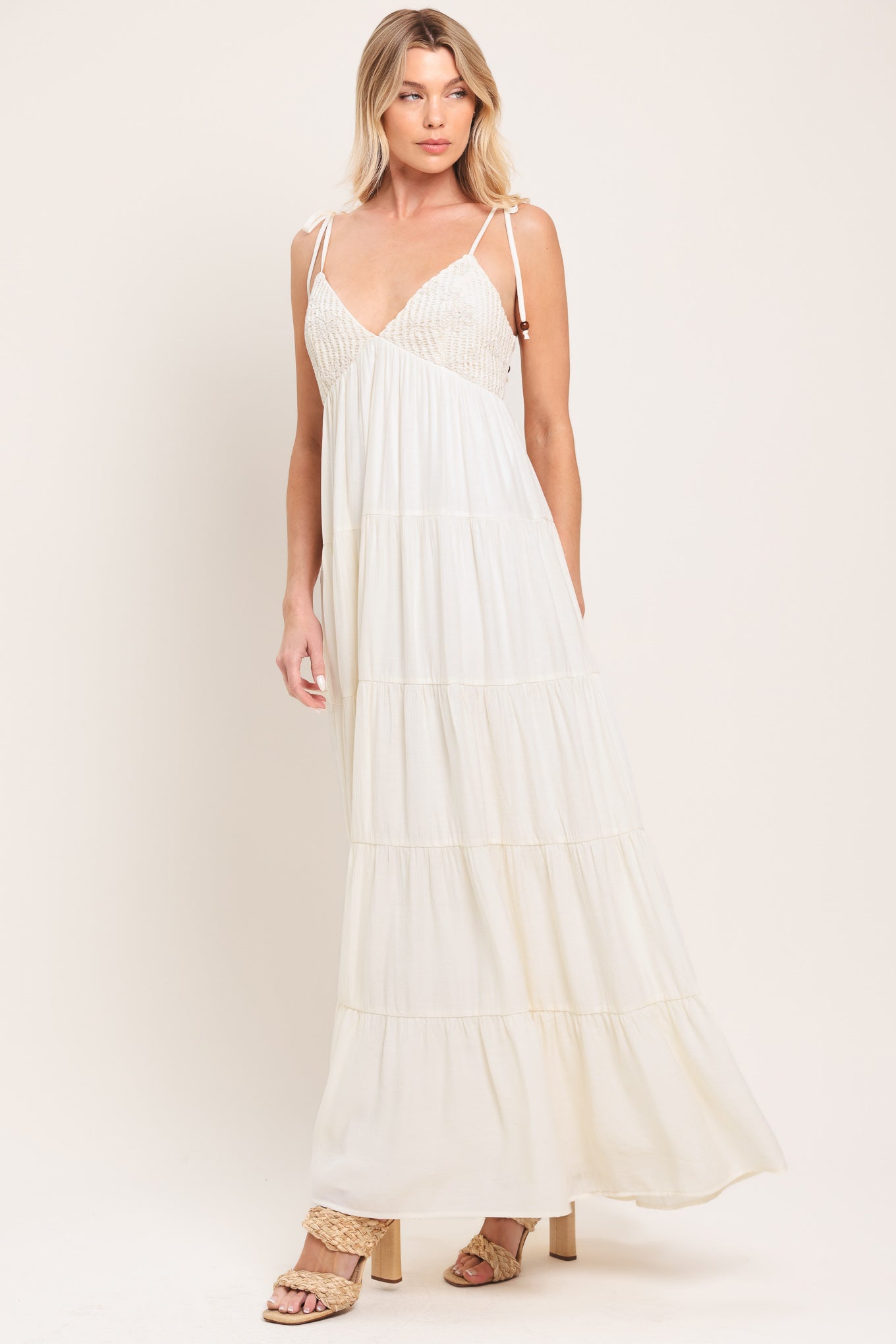 Azure Reverie Woven Maxi Dress, DRESSES, $ 80.00, A Moment Of Now™