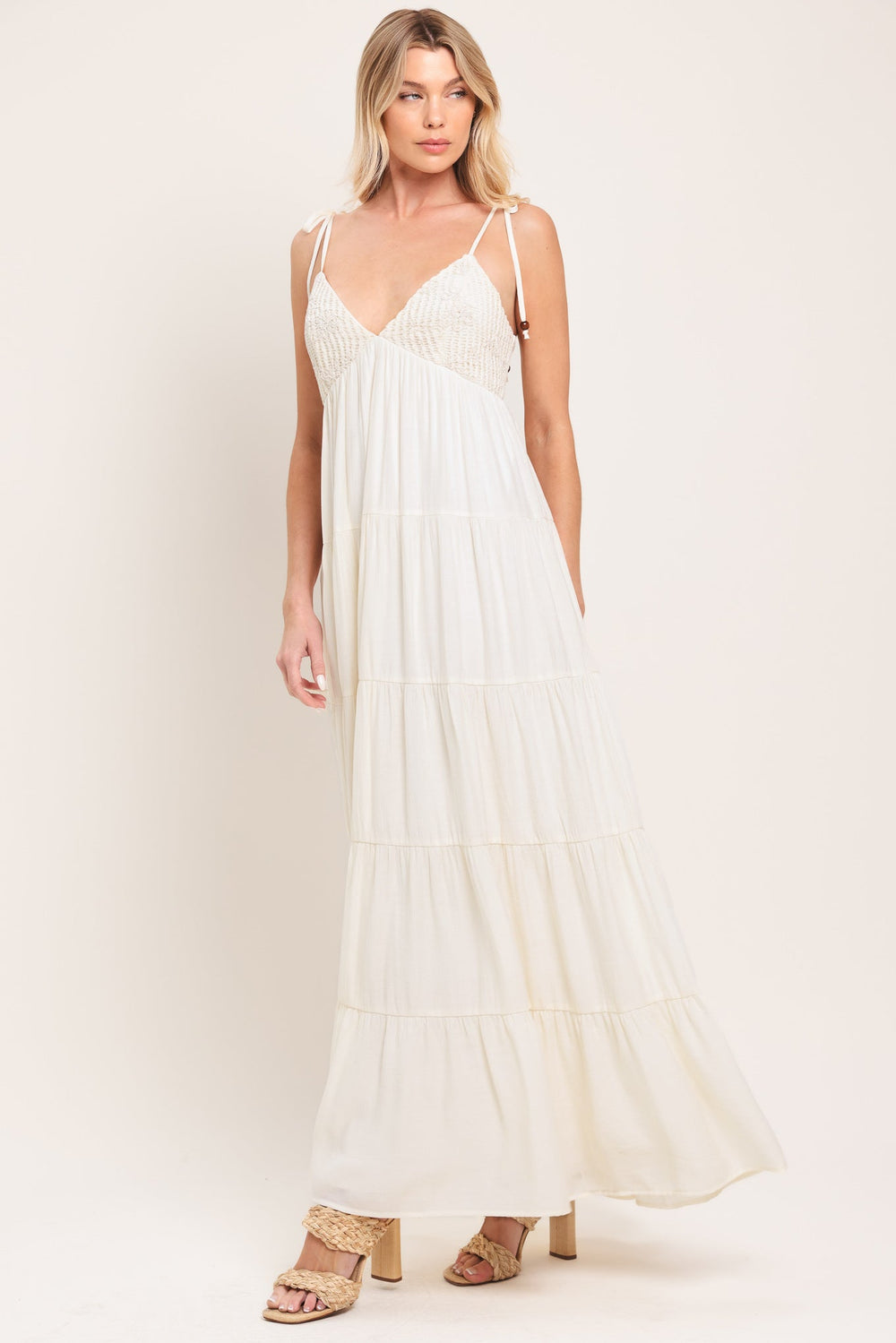 Azure Reverie Woven Maxi Dress, DRESSES, $ 80.00, A Moment Of Now™