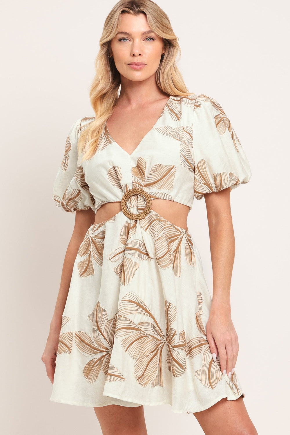 Breeze Bloom Woven Mini Dress, DRESSES, $ 76.00, A Moment Of Now™
