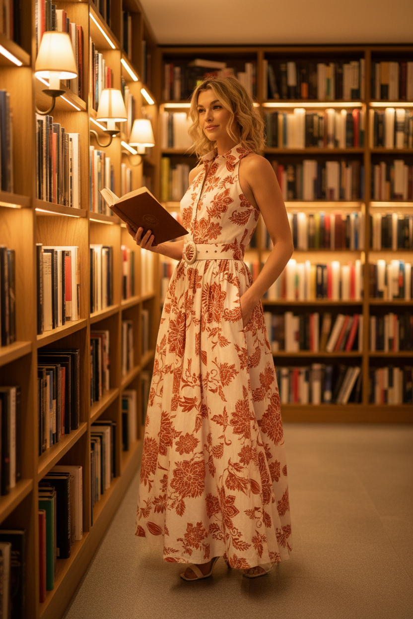 Portofino Sun Woven Maxi Dress