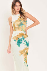 BLUEBELL WHISPER POWER MESH MIDI DRESS | Boutique In USA, DRESSES, $ 70.00, A Moment Of Now™