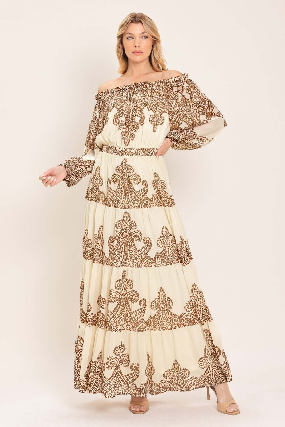 Bella Terra Woven Maxi Dress | Boutique In USA, DRESSES, $ 90.00, A Moment Of Now™