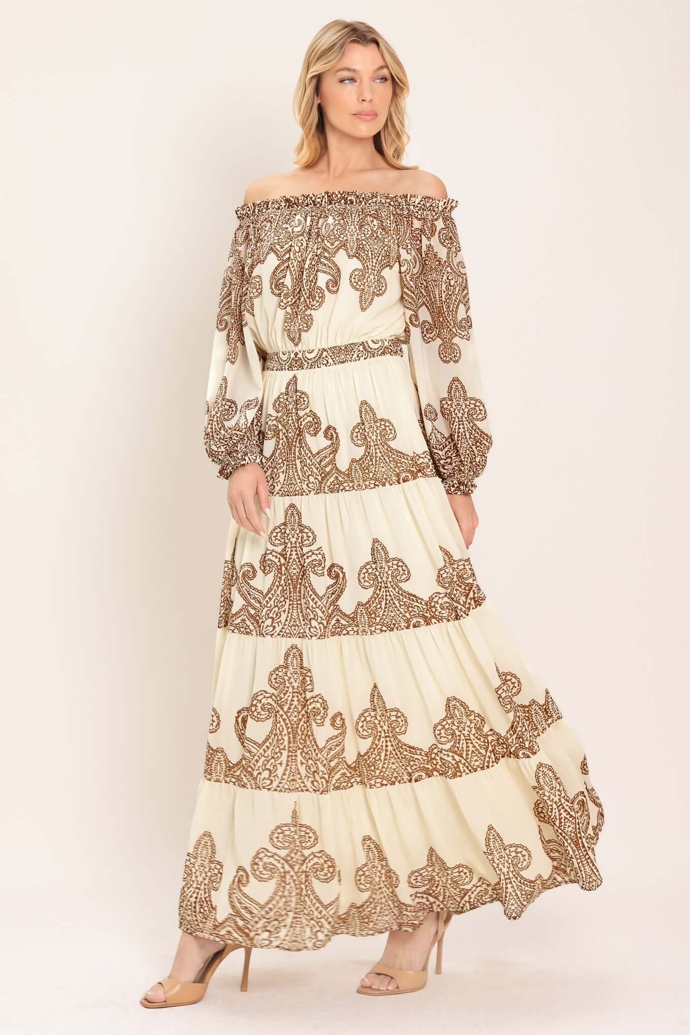 Bella Terra Woven Maxi Dress | Boutique In USA, DRESSES, $ 90.00, A Moment Of Now™