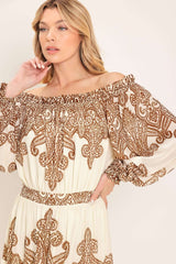 Bella Terra Woven Maxi Dress | Boutique In USA, DRESSES, $ 90.00, A Moment Of Now™