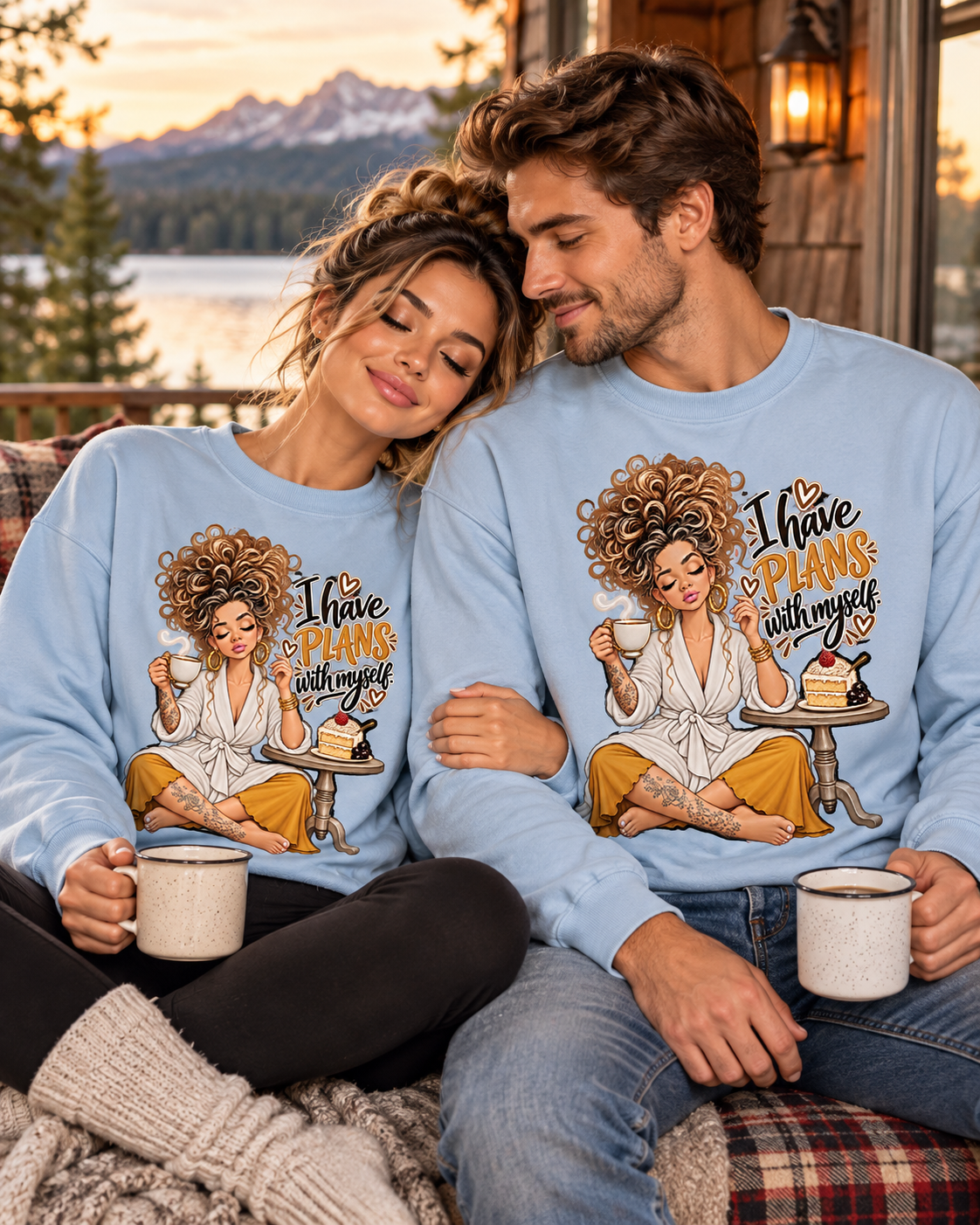 I Have Plans With Myself Sweatshirt — Cozy Self-Care Relaxation Crewneck