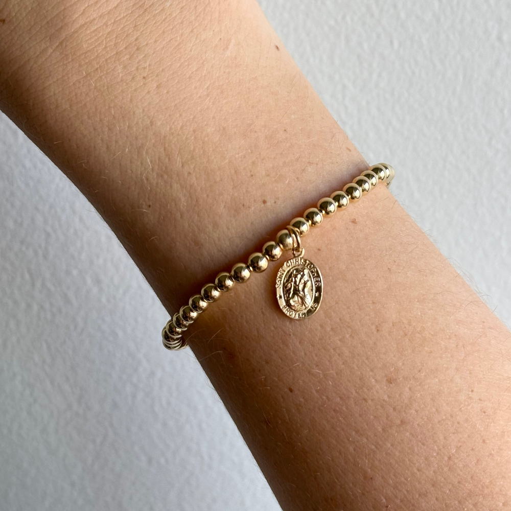 St. Christopher Juno Bracelet 4mm | 14K Gold Filled, Bracelets, $ 82.00, A Moment Of Now™