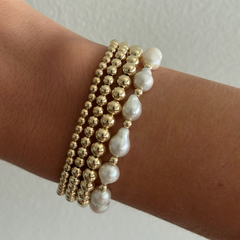 baroque juno bracelet four stack (3+4+5+7mm), Bracelets, $ 236.00, A Moment Of Now™