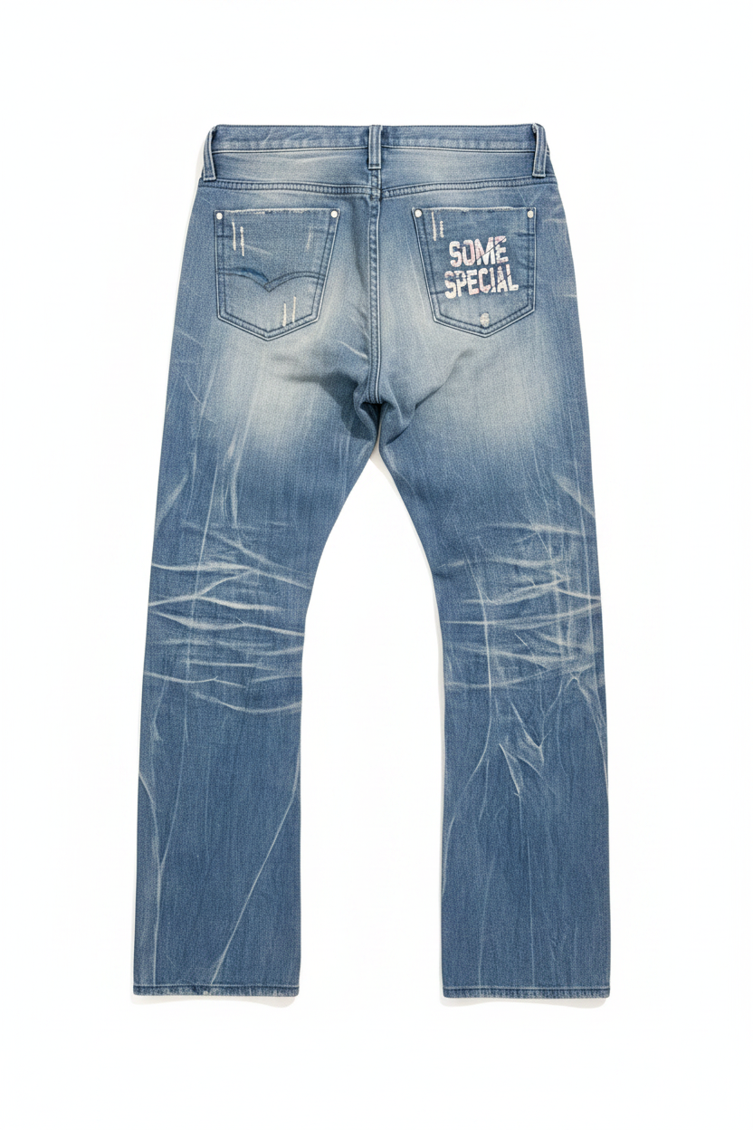 Super Cool Distressed "Some Special" Jeans by Discovered Denim