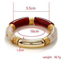 Red Acrylic Bangle