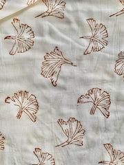 Ginkgo Leaf Maxi Wrap Dress in White + Copper | Boutique In USA, Dresses, $ 180.00, A Moment Of Now™