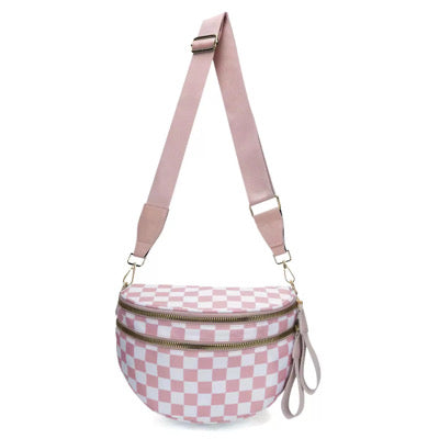 The Avril | Checkered Sling Crossbody Bag | Boutique In USA, , $ 52.00, A Moment Of Now™
