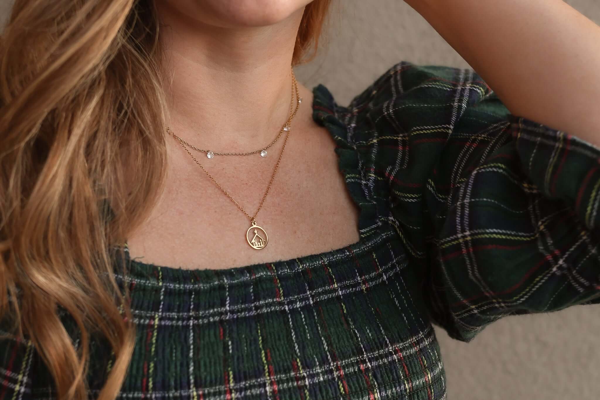 Nativity Pendant Necklace