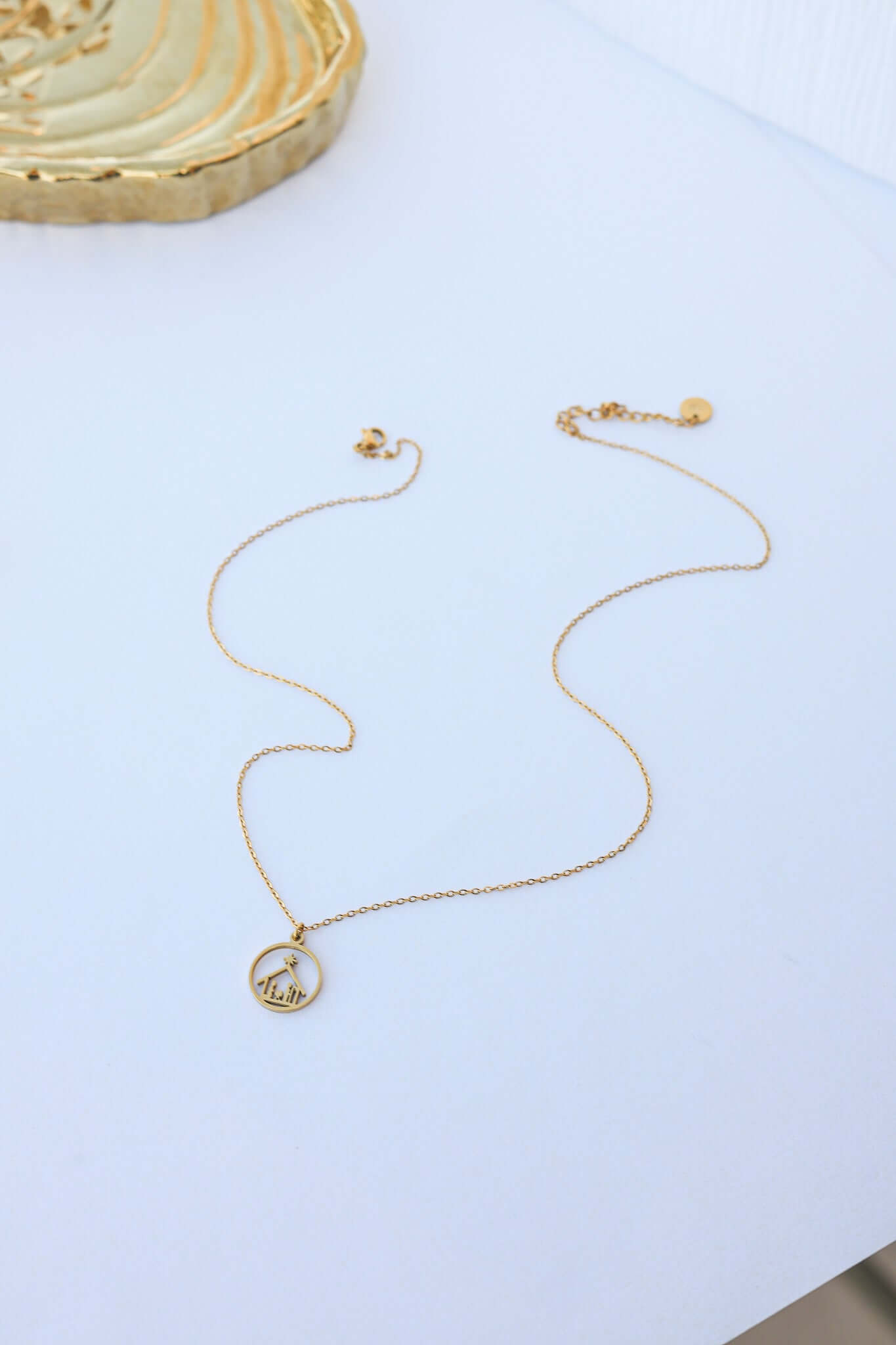 Nativity Pendant Necklace