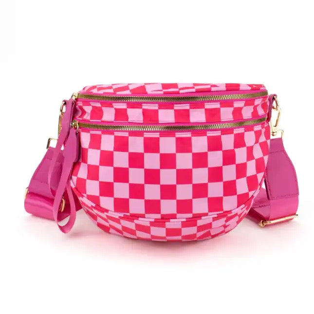 The Avril | Checkered Sling Crossbody Bag | Boutique In USA, , $ 52.00, A Moment Of Now™