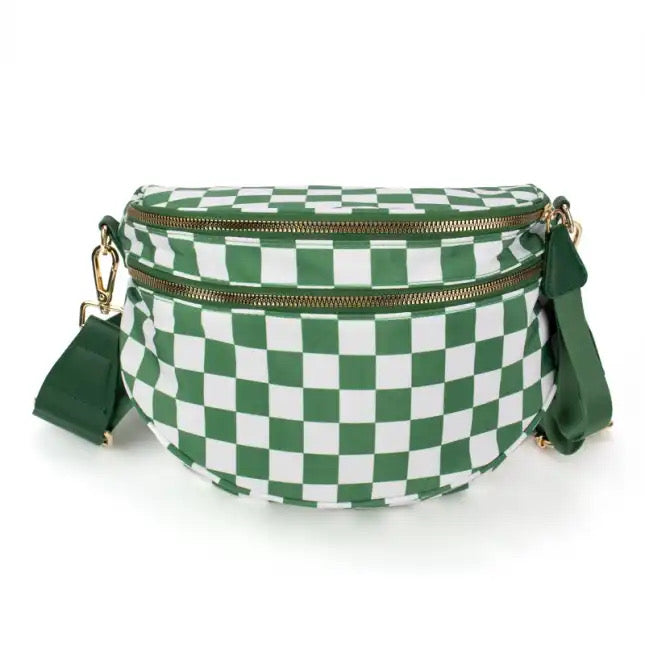 The Avril | Checkered Sling Crossbody Bag | Boutique In USA, , $ 52.00, A Moment Of Now™