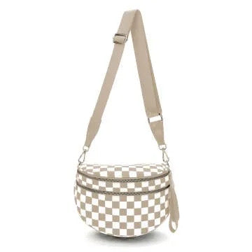 The Avril | Checkered Sling Crossbody Bag | Boutique In USA, , $ 52.00, A Moment Of Now™