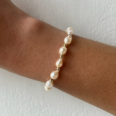 Baroque Pearl Bracelet | 14K Gold Filled & Baroque Pearls, Bracelets, $ 72.00, A Moment Of Now™