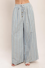 Coastal Day Strip Woven Pants, PANTS, $ 64.00, A Moment Of Now™