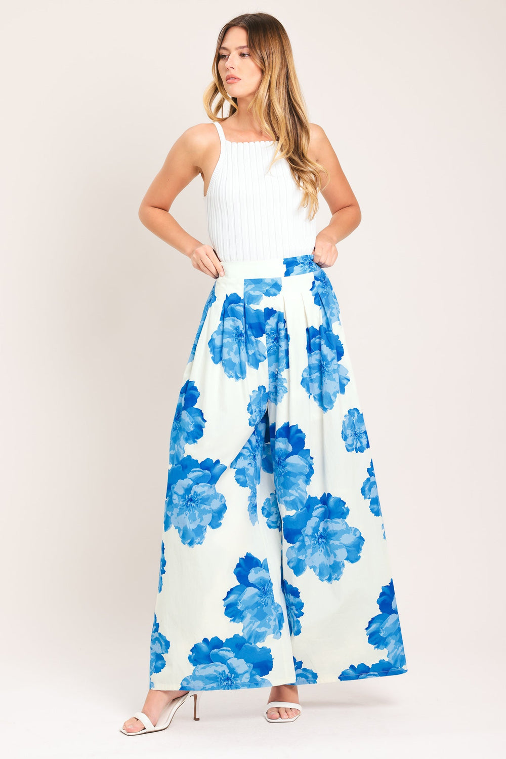 TROPIC BLUE WOVEN PANTS, PANTS, $ 68.00, A Moment Of Now™