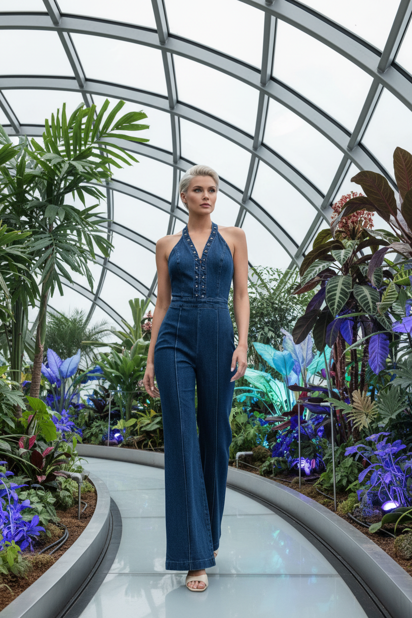 Blue Reverie Denim Jumpsuit