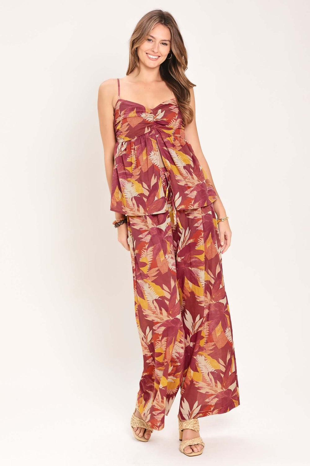 Resort Dream Palazzo Woven Wide Leg Pants | Boutique In USA, PANTS, $ 70.00, A Moment Of Now™