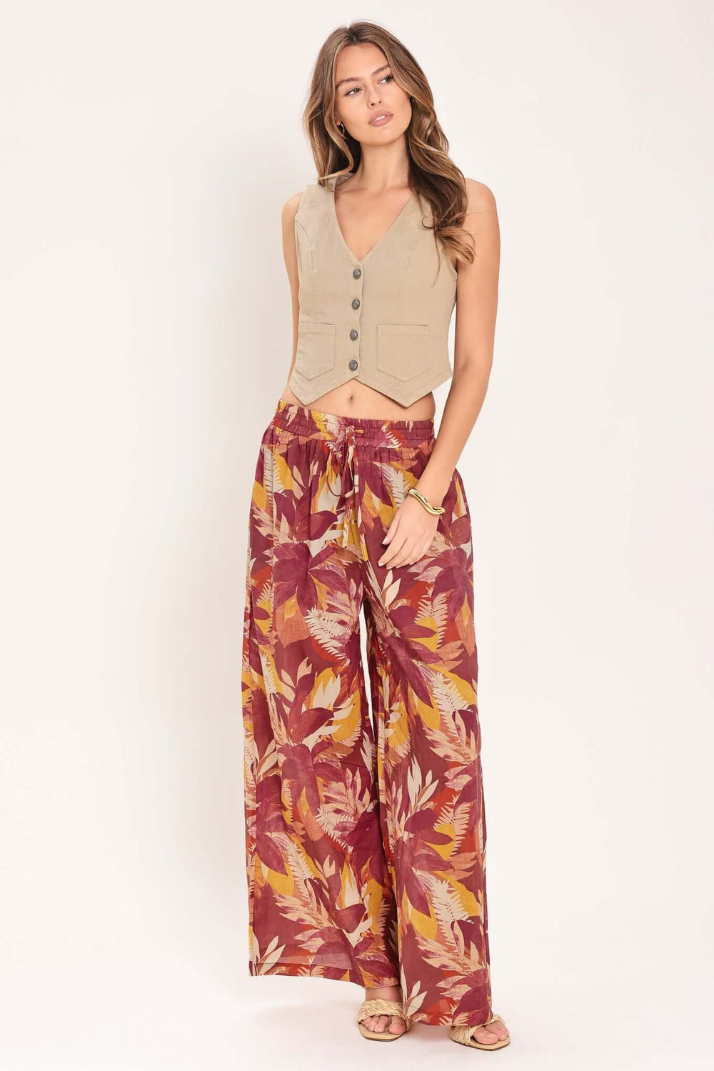 Resort Dream Palazzo Woven Wide Leg Pants | Boutique In USA, PANTS, $ 70.00, A Moment Of Now™