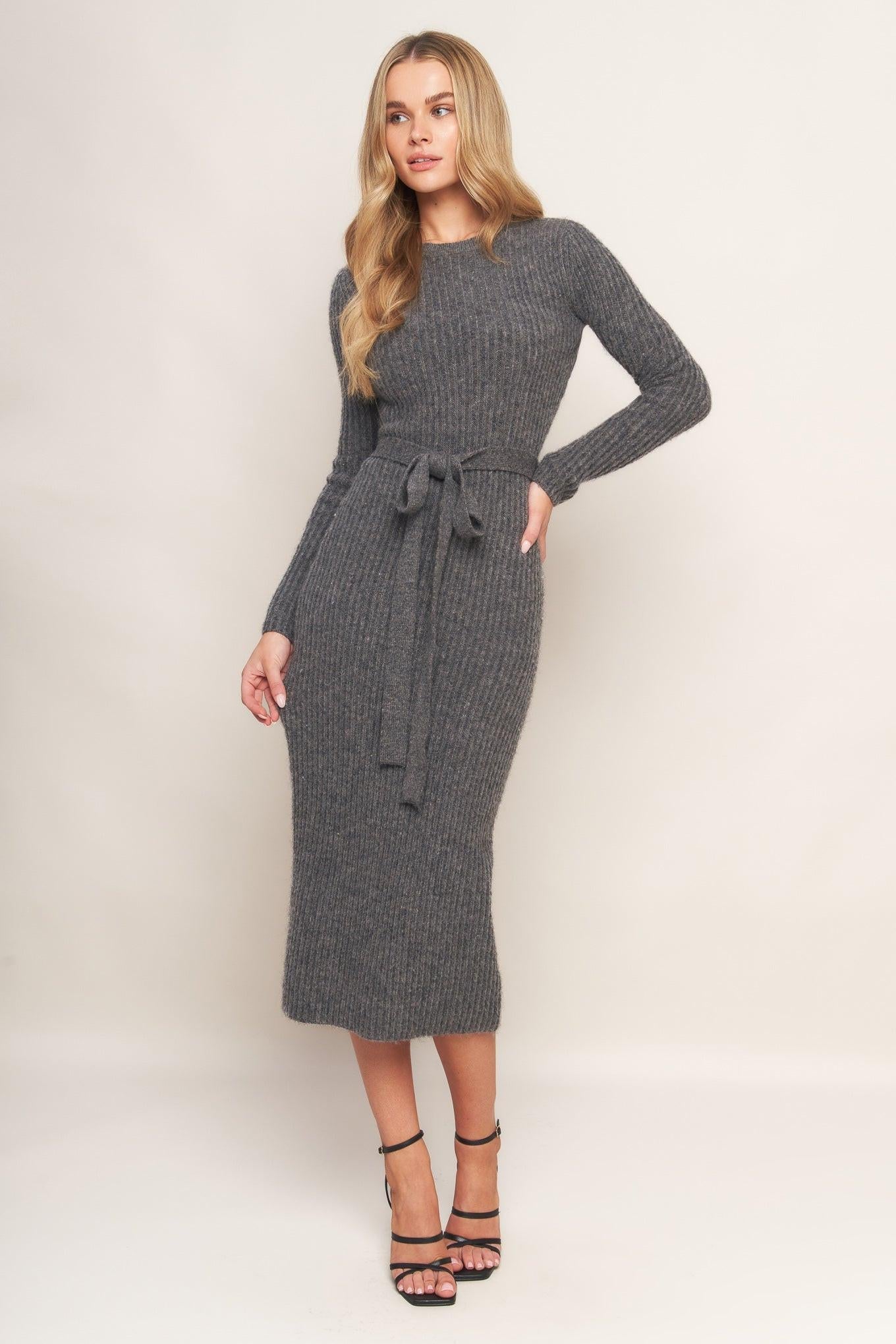 Be Good To Me Sweater Midi Dress