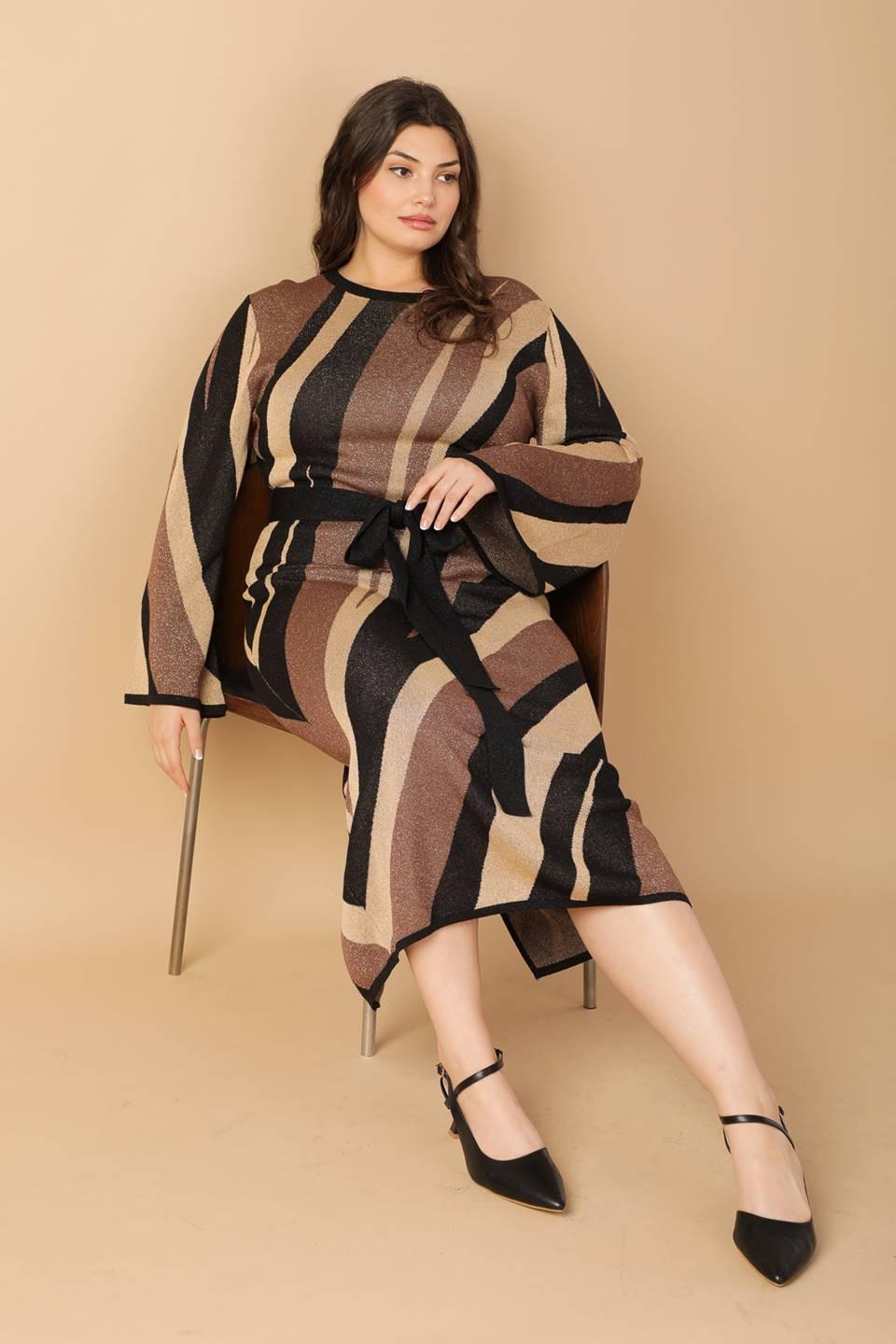 Put On a Smile Midi Sweater Dress