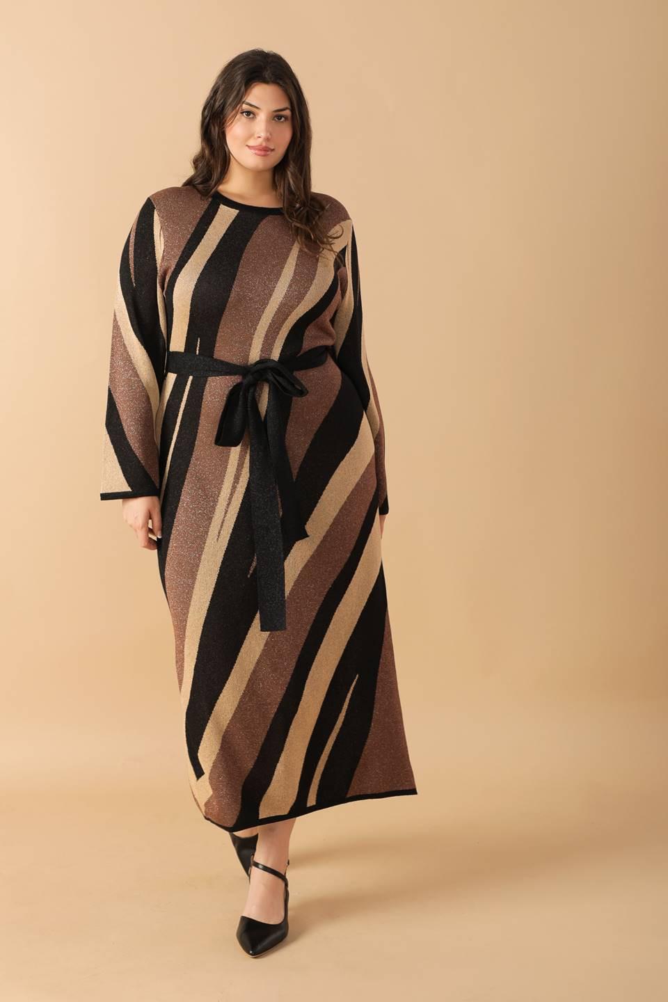 Put On a Smile Midi Sweater Dress