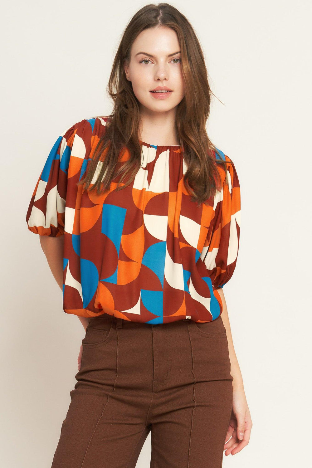 Gone in a Blink Woven Top | Flying Tomato – Burgundy, Tops, $ 48.00, A Moment Of Now™