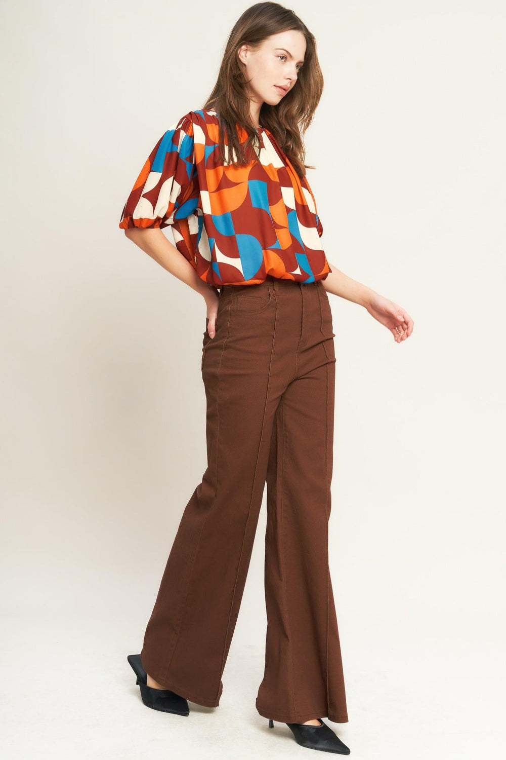 Gone in a Blink Woven Top | Flying Tomato – Burgundy, Tops, $ 48.00, A Moment Of Now™