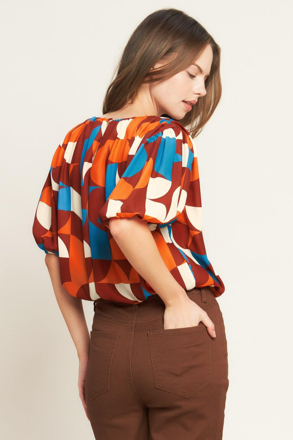 Gone in a Blink Woven Top | Flying Tomato – Burgundy, Tops, $ 48.00, A Moment Of Now™