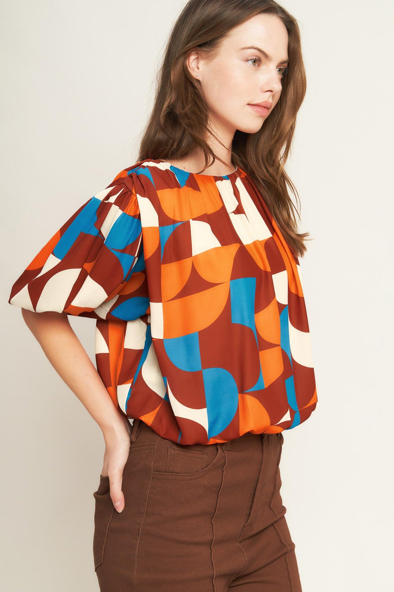 Gone in a Blink Woven Top | Flying Tomato – Burgundy, Tops, $ 48.00, A Moment Of Now™