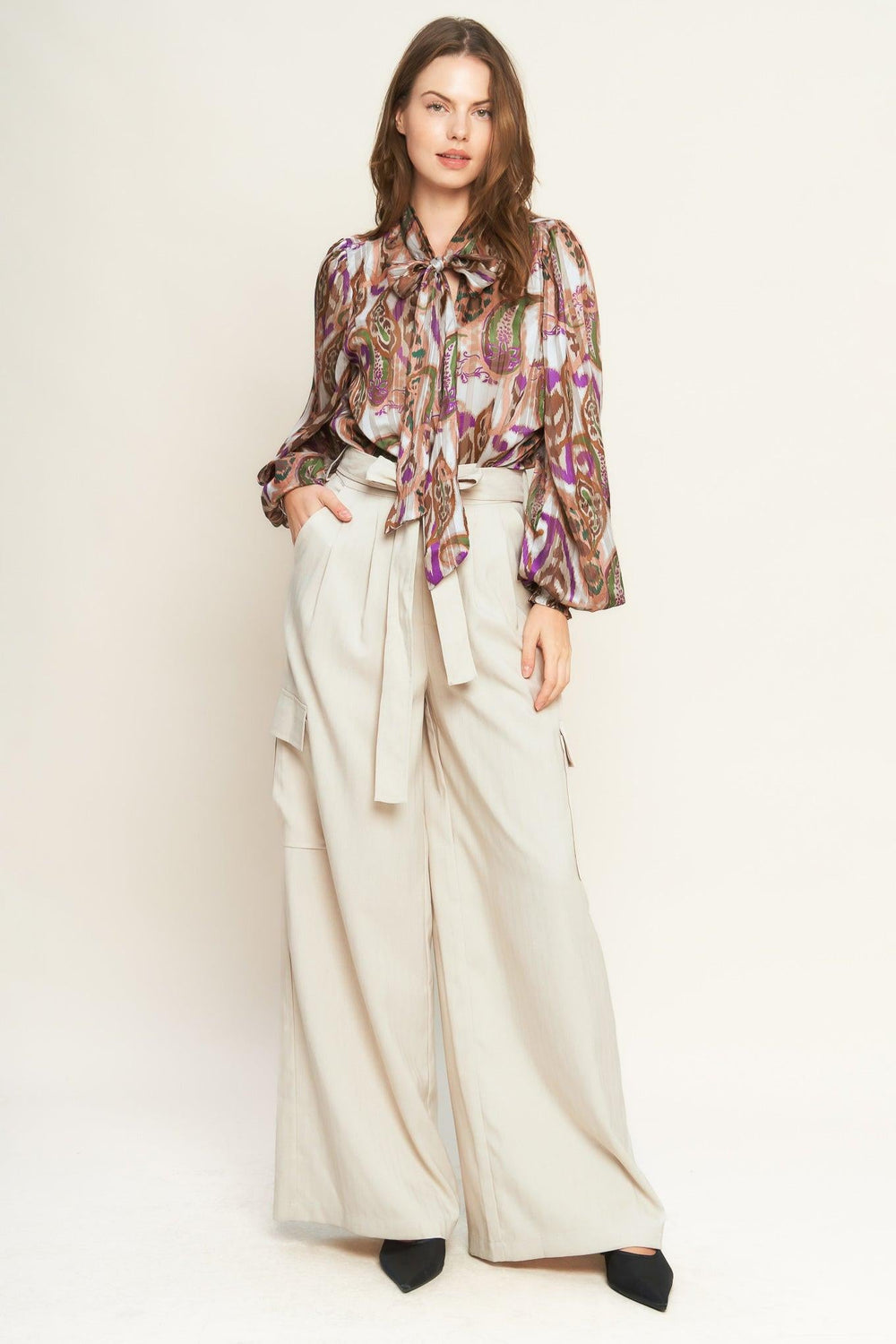 Try and Try Again Woven Top | Flying Tomato – Cream Brown, Tops, $ 52.00, A Moment Of Now™