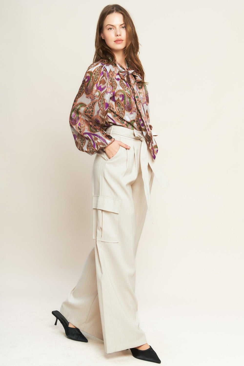 Try and Try Again Woven Top | Flying Tomato – Cream Brown, Tops, $ 52.00, A Moment Of Now™