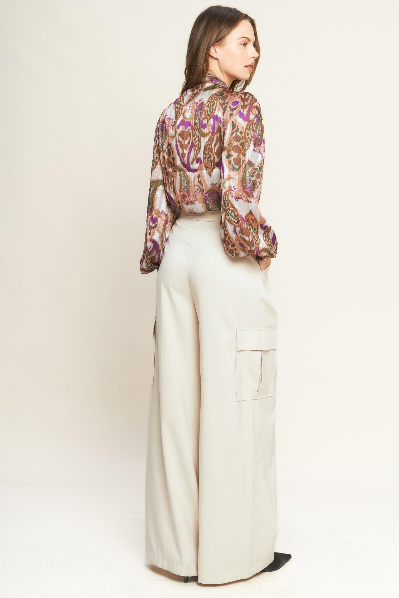 Try and Try Again Woven Top | Flying Tomato – Cream Brown, Tops, $ 52.00, A Moment Of Now™